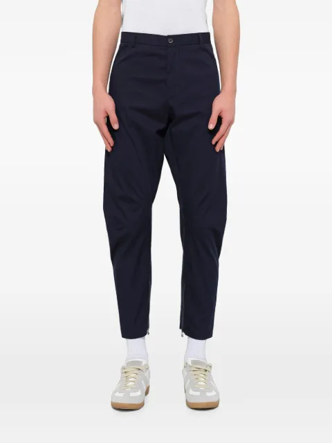 Lanvin slim-fit cropped trousers Blue RMTR0021A16