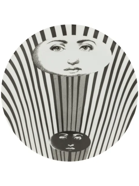 Fornasetti surrealist plate Black PTVX314