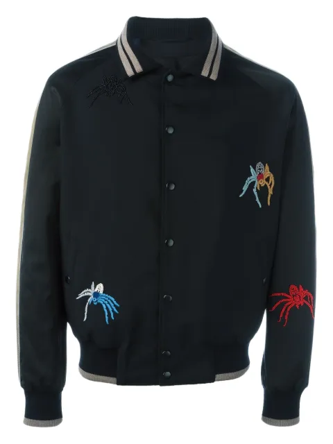 Lanvin spider-embroidery baseball jacket Black RMOU0029A16