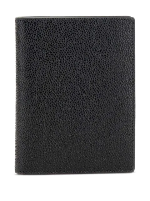 Thom Browne pebbled-leather passport holder Black MAW034A00198