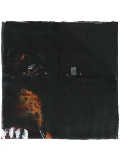 Givenchy rottweiler print scarf Black 16F9622882