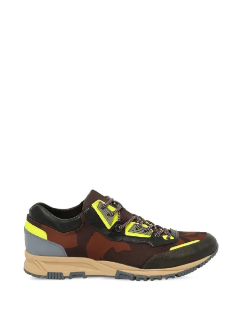 Lanvin paneled sneakers Green FMSKDRSINYFLA16
