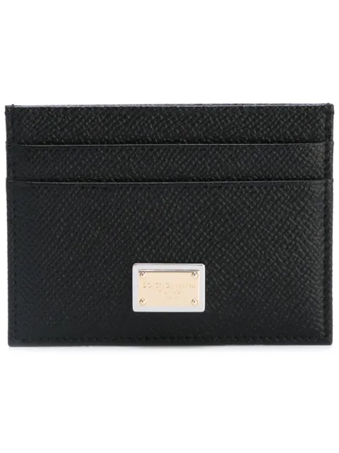 Dolce & Gabbana calfskin card holder Black BI0330A1001