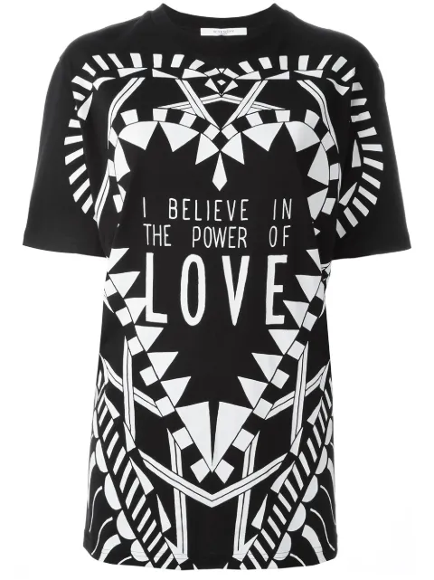 Givenchy I Believe in the Power of Love T-shirt Black 16X7720473