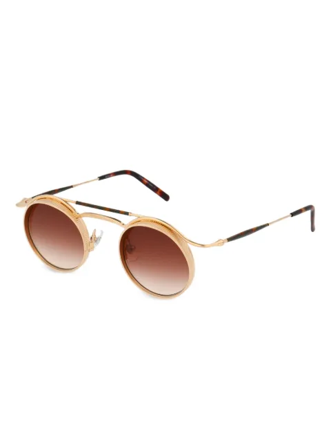 Matsuda tortoise shell detail sunglasses Gold 2903H