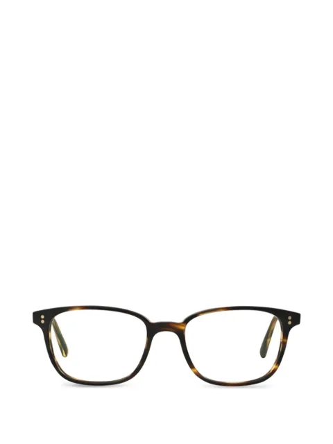 Oliver Peoples Maslon squared-frame glasses Brown OV5279U1474