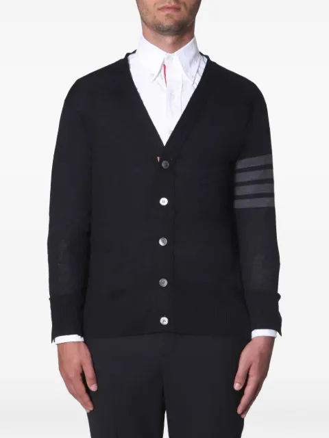 Thom Browne 4-Bar knitted cardigan Blue MKC002A0001