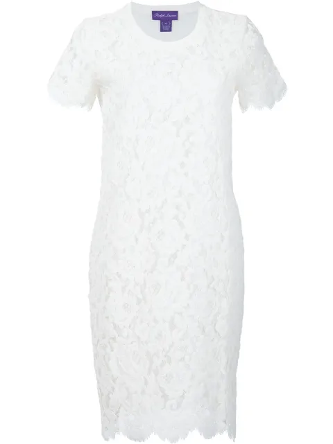Ralph Lauren Collection lace dress White 83D3912