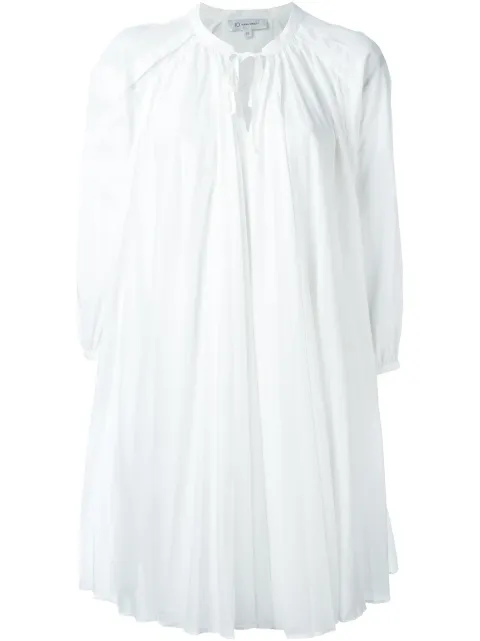 Io Ivana Omazic shoulder overlay detail shift dress White 01G02U01W01