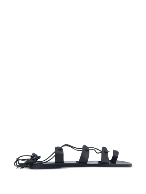 Ancient Greek Sandals Alcyone lace-up sandals Black ALCYONEVACHETTA