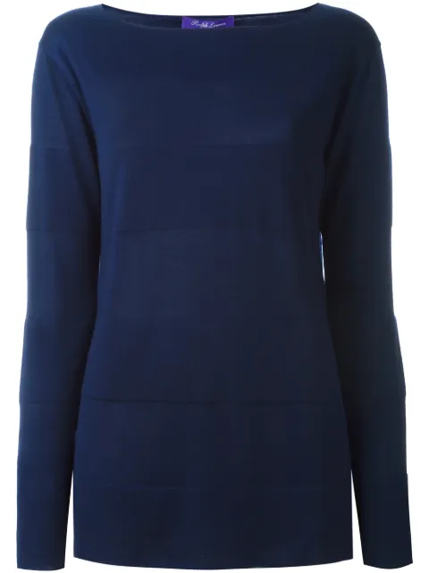 Ralph Lauren Collection cashmere boat neck sweater Blue 919IYU94FYU94A4DNA