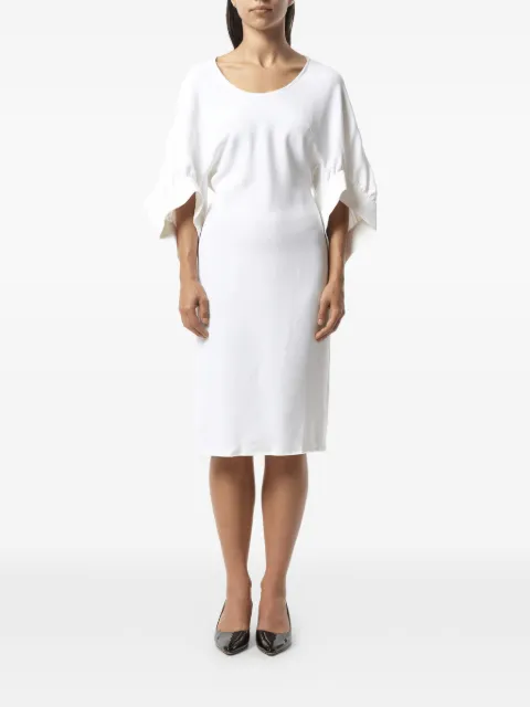 Givenchy batwing sleeves midi dress White 16P2025210