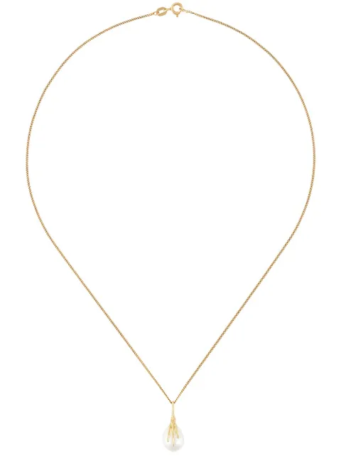 Wouters & Hendrix Gold 18kt yellow gold 'Crow's Claw' pearl necklace Metallic K147YG