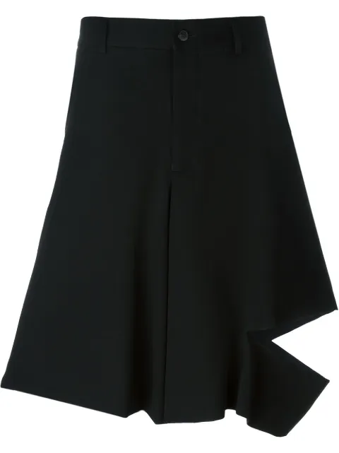 Comme des Garçons Homme Plus cut out detail oversized shorts Black PQP017