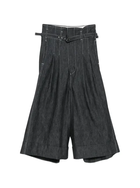 Junya Watanabe belted flared-leg jeans Black JQP008