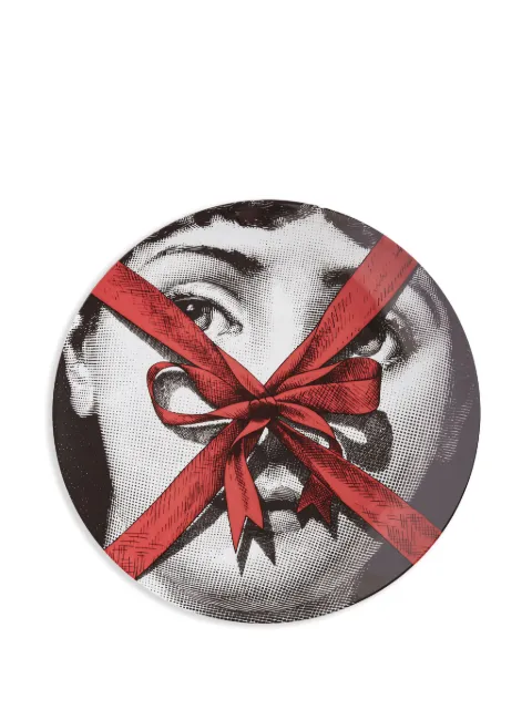 Fornasetti Tema e Variazioni N.171 plate (26cm) Black PTVY171