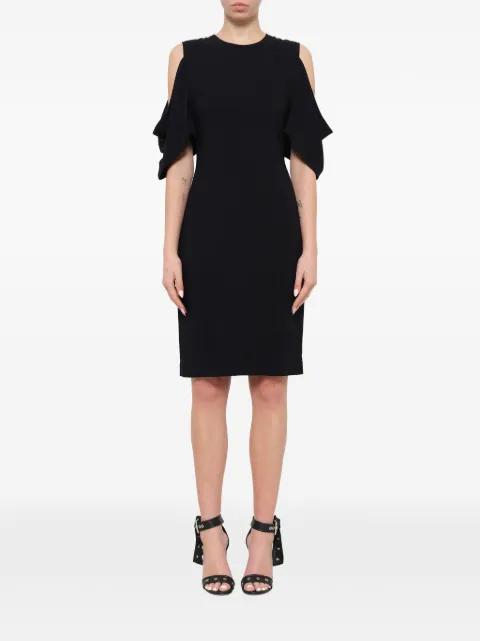 Givenchy cold shoulder midi dress Black 16U2014210