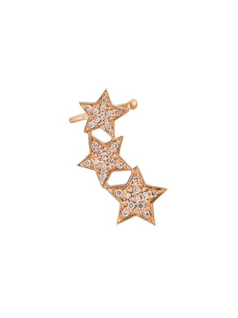 ALINKA STASIA Triple Star diamond right ear cuff Metallic ZABR0012B912R18R20