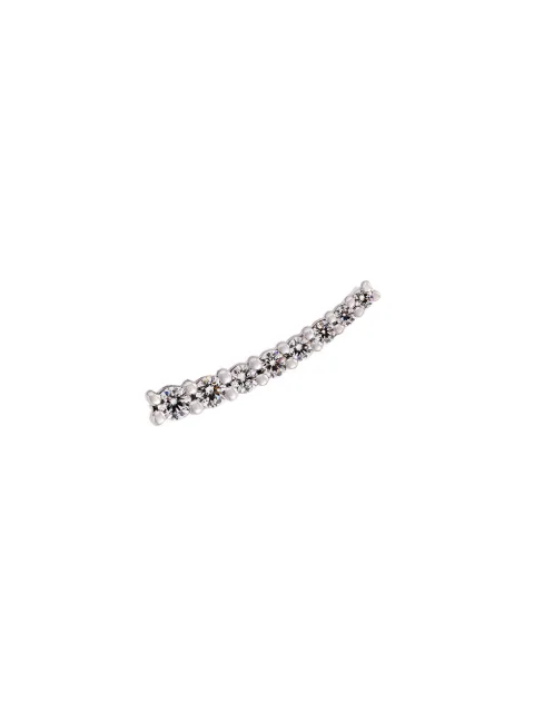 ALINKA 'Dasha' white diamond left side small slider earring Metallic ZABR000312L18W20