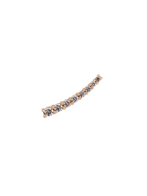 ALINKA small DASHA diamond slider left earring Pink ZABR000312L18R20