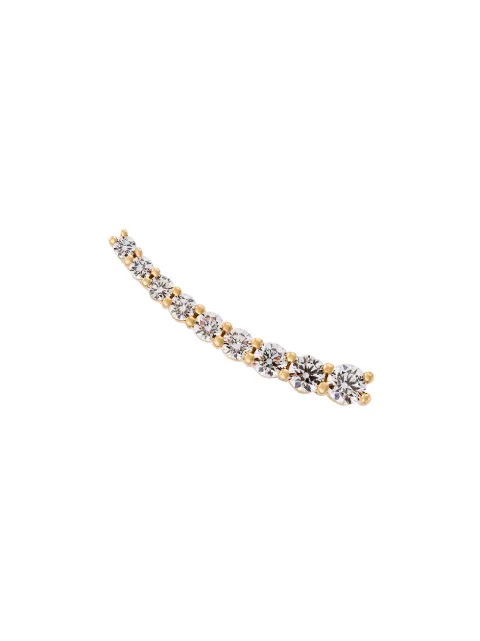 ALINKA 18K gold large Dasha diamond slider right earring Gold ZABR000212R18Y20