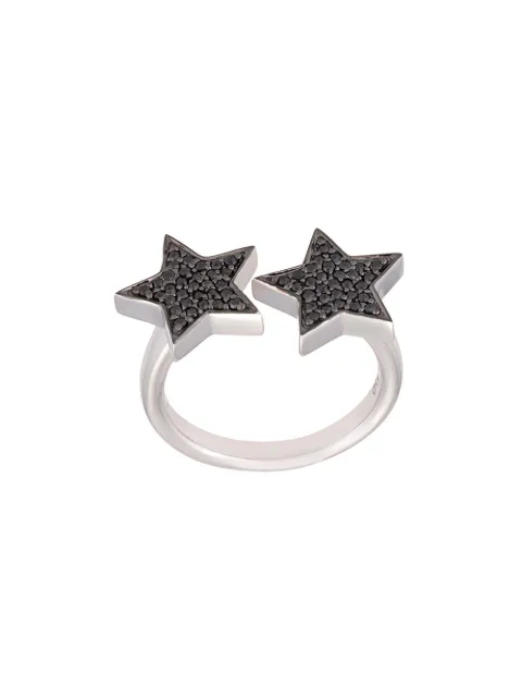 ALINKA 'Stasia' diamond double star ring Metallic ZABD0010MF818W7021