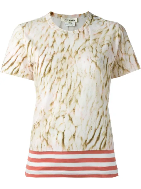 Comme Des Garçons abstract print T-shirt White GQT025OLD