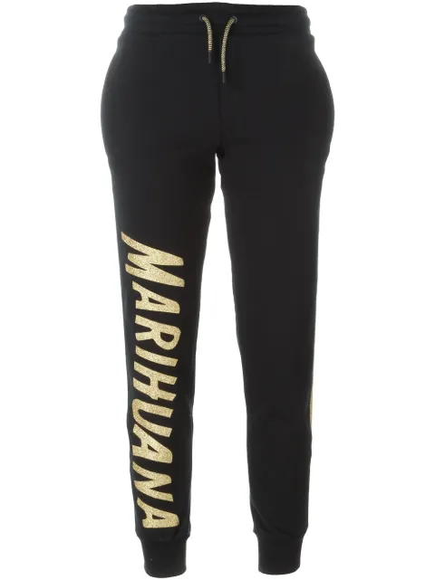 Palm Angels 'Marihuana' joggers Black PMCA001S160360341093