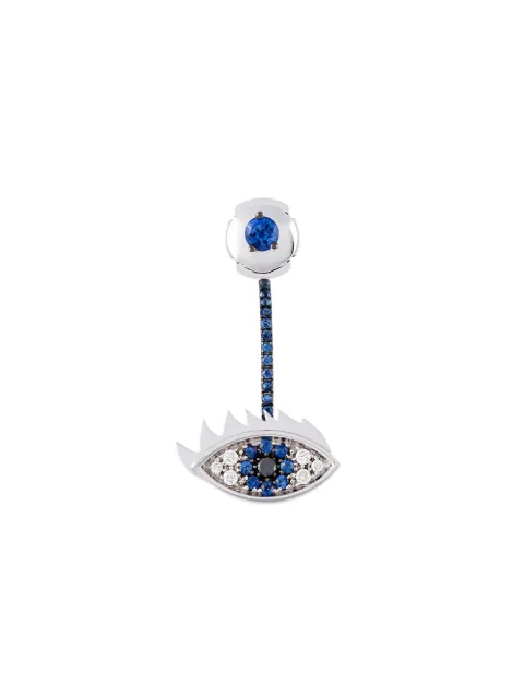 Delfina Delettrez 'Eyes on me' diamond and sapphire earring Metallic ANA5017A