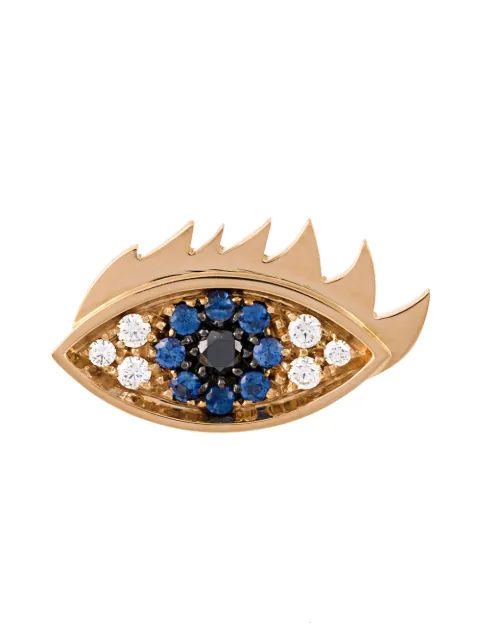 Delfina Delettrez 'Eyes on me' diamond and sapphire earring Metallic ANA5016E