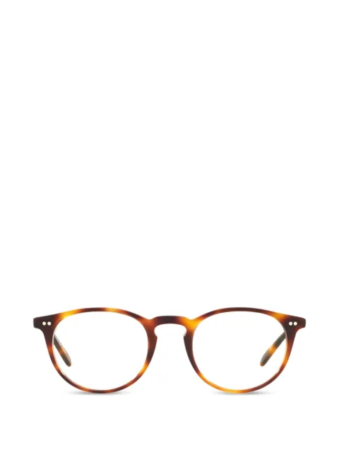 Oliver Peoples Riley-R round-frame glasses Brown OV5004