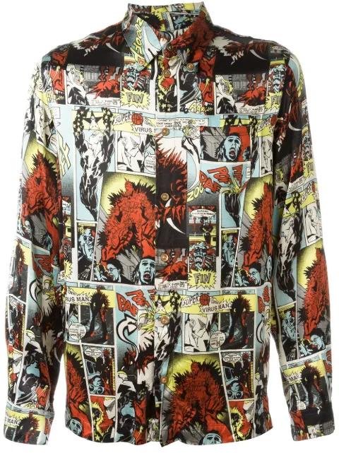 Jean Paul Gaultier Pre-Owned comic print shirt Multicolour JPG1193