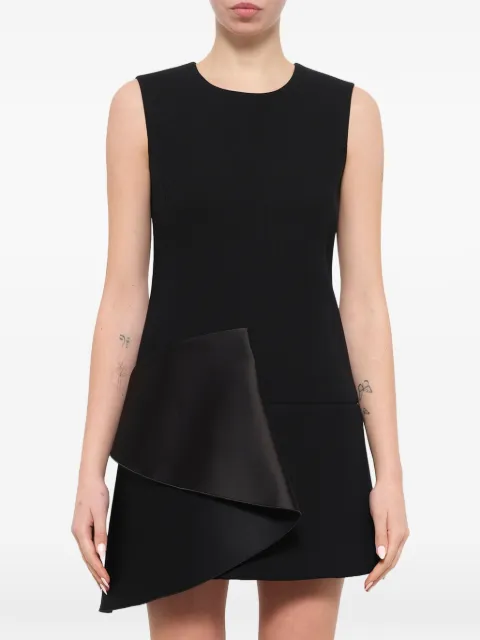 Neil Barrett peplum-detail sleeveless mini dress Black PNVE272CA070C