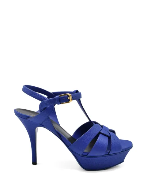 Saint Laurent 'Tribute' sandals Blue 315490CTQ00