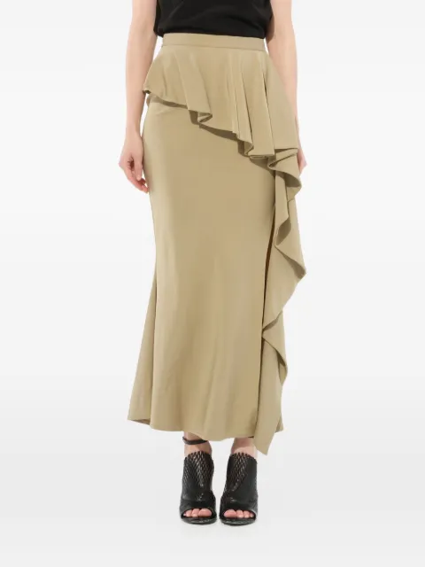 Givenchy long ruffled skirt Neutrals 16P4702420