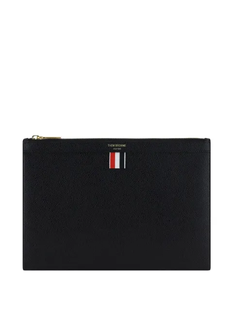 Thom Browne pebble grain small document holder Black MAC019L00198