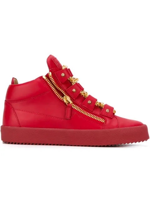 Giuseppe Zanotti 'Royce' mid-top sneakers Red RS6093003