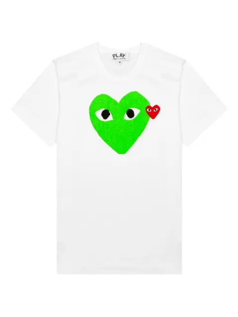 Comme Des Garçons Play heart-print T-shirt White P1T105