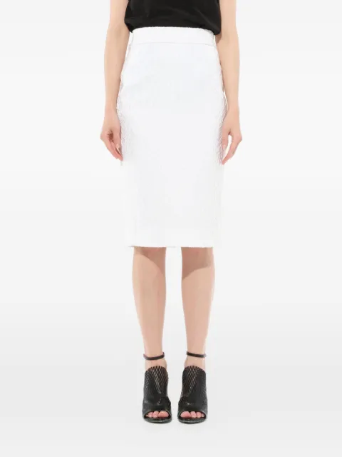Givenchy cloqué pencil skirt White 16P4029338