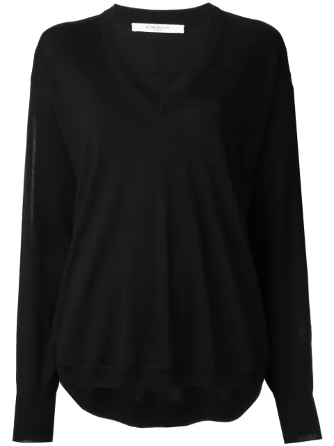 Givenchy slit sleeves sweater Black 16P7838514