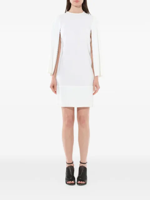 Givenchy crepe slit-sleeve mini dress White 16Y2016210