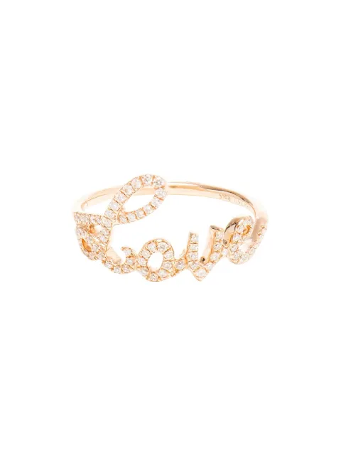 Rosa de la Cruz Diamond Love Ring Gold 662