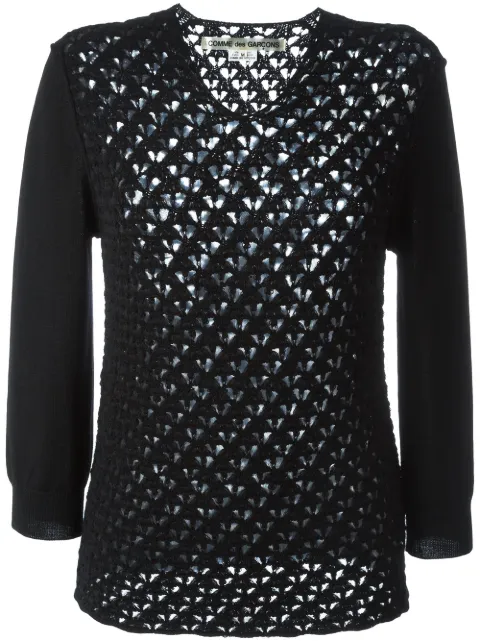 Comme Des Garçons loose knit sweater Black GPN009051