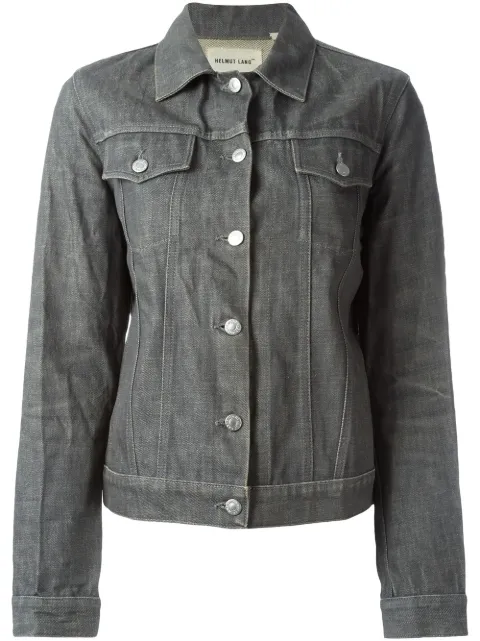 Helmut Lang Pre-Owned 1990s raw denim jacket Grey HEL034