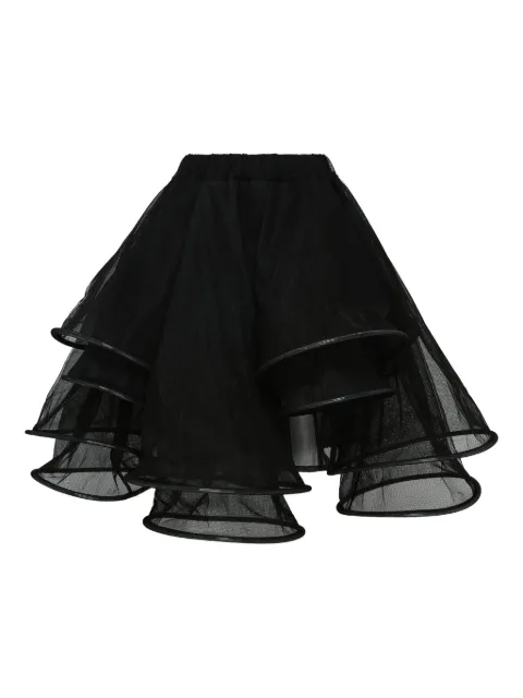 Noir Kei Ninomiya pleated skirt Black 3PS002
