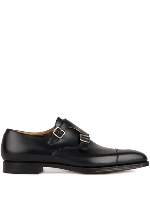Crockett & Jones double buckle loafers Black LOWNDES5170101501