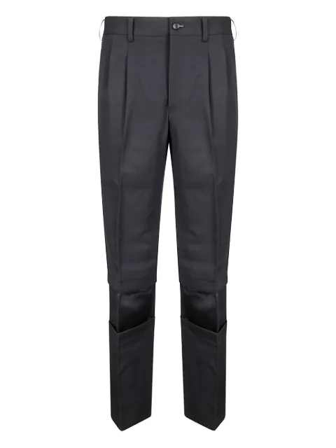 Comme Des Garçons Comme Des Garçons pleat-detail pinstriped trousers Black RPP006