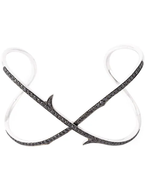 Stephen Webster Stem Crossover 18kt gold and diamond cuff bracelet Metallic SW1050
