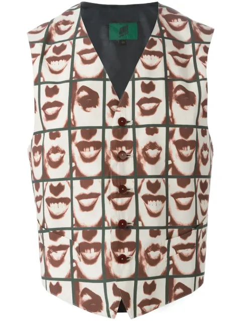Jean Paul Gaultier Pre-Owned 'Les Fous de la Photographie' waistcoat Red JPG1126