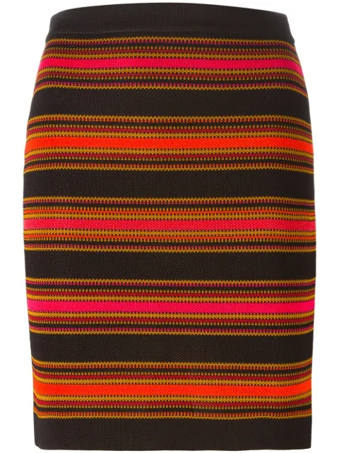 Balmain striped skirt Black 6854443M